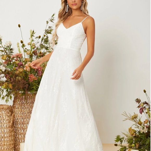 SHEIN Floral Lace Cami Dress, size XS - Picture 2 of 3